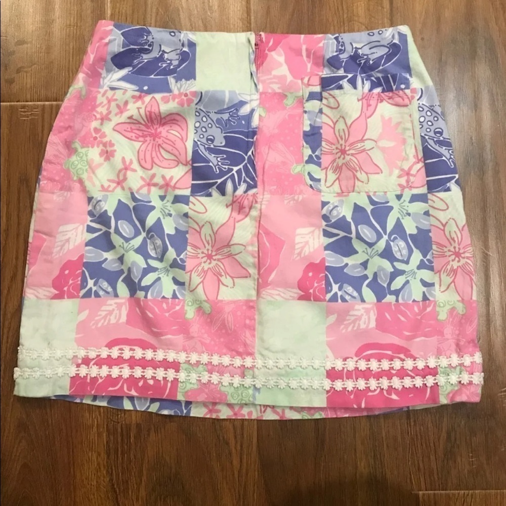 Lilly Pulitzer Patchwork Skirt - image 4